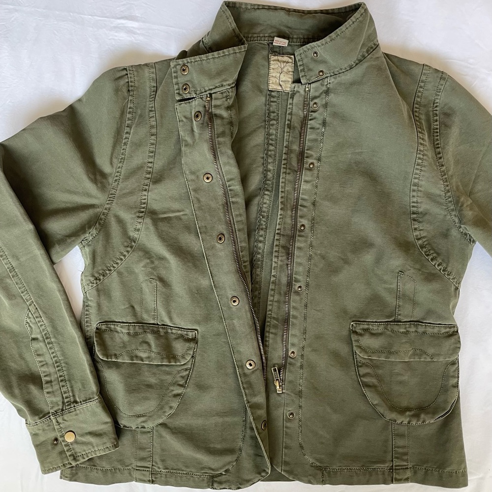 Gramicci Jacket, olive green, size LG